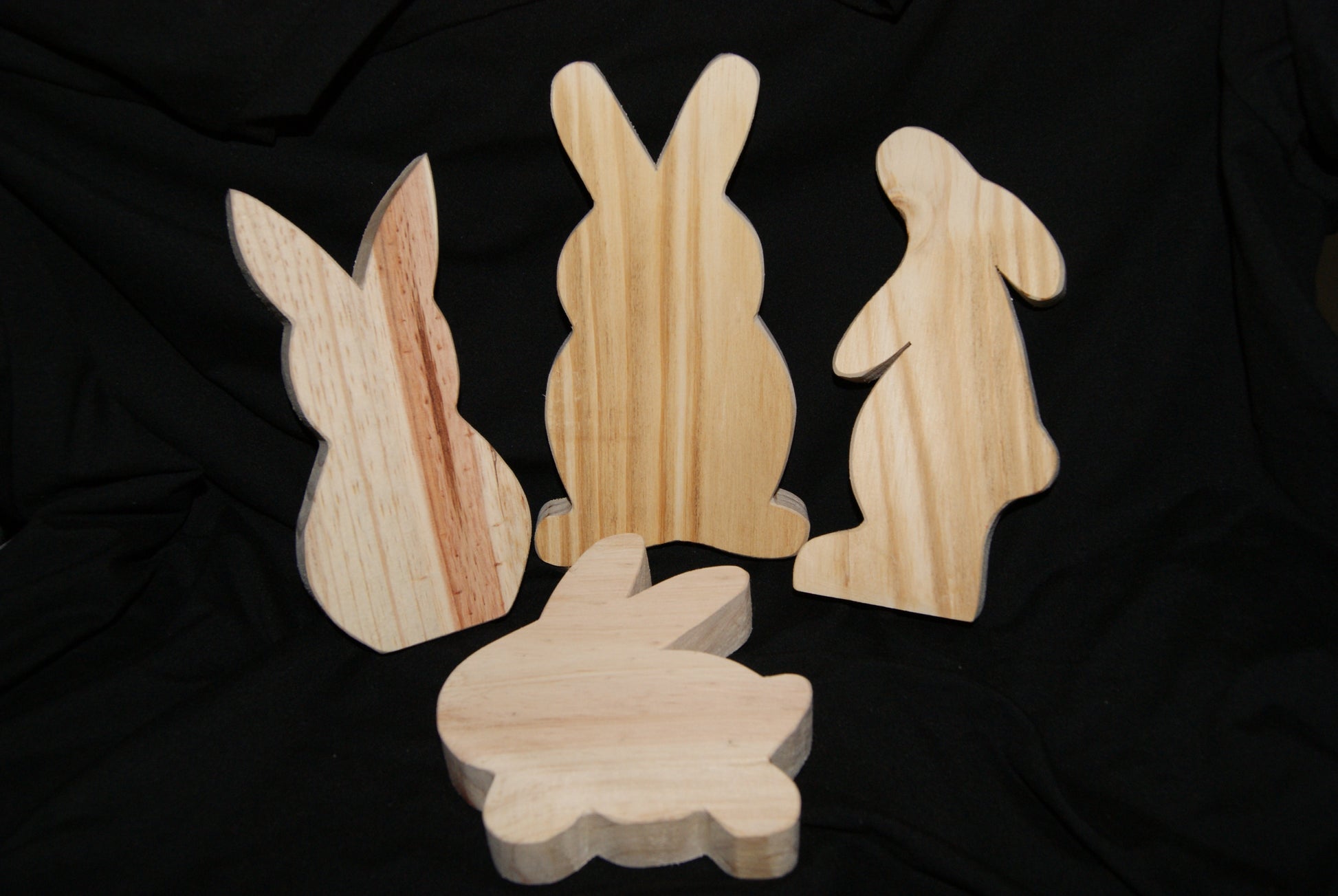 Handcrafted wooden animal bunny rabbit toy