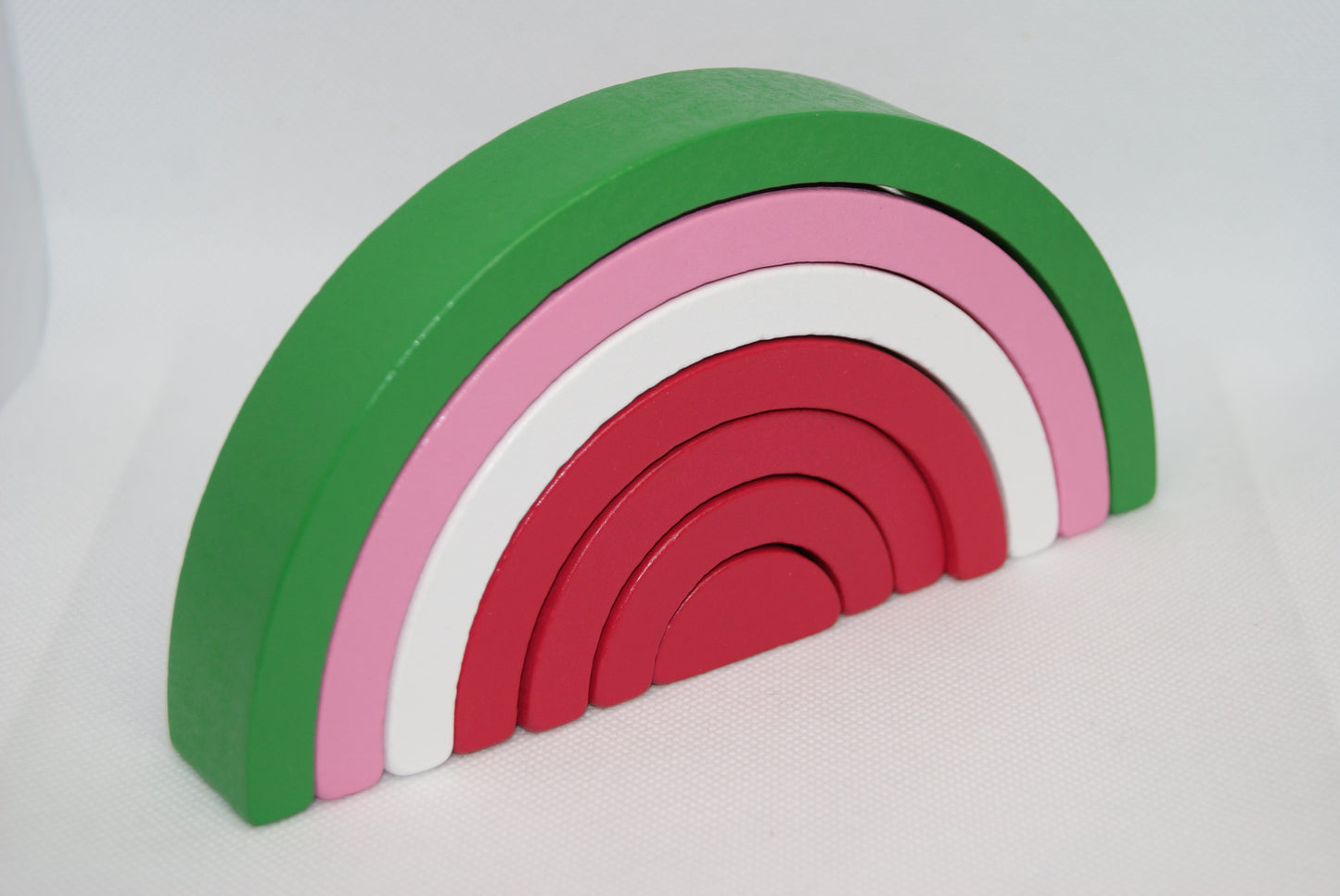 Wooden rainbow stacker Montessori