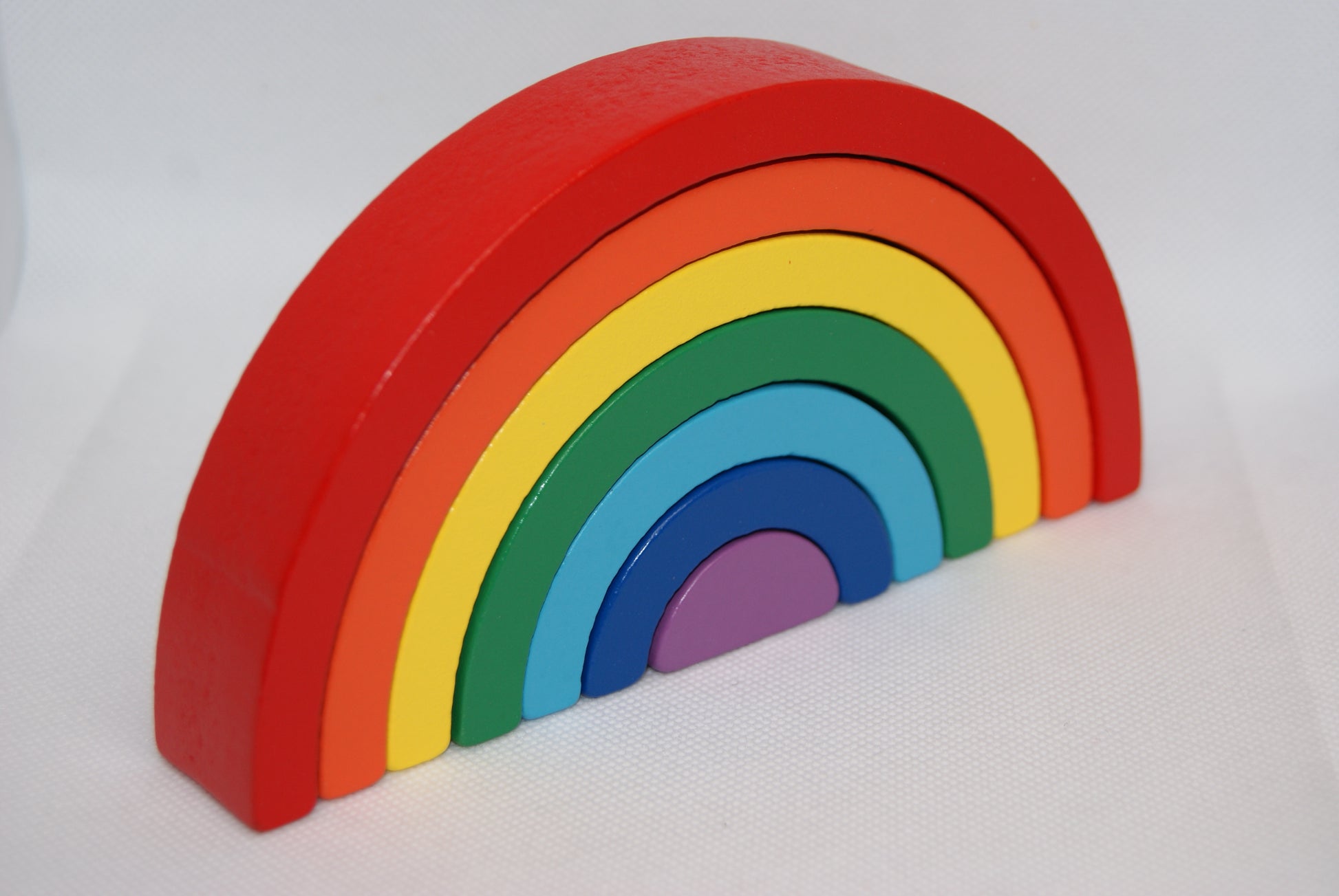 Wooden rainbow stacker Montessori
