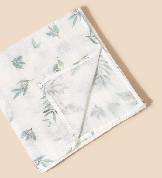 Bamboo muslin baby swaddle blanket