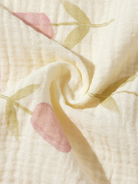 Cotton muslin baby swaddle blanket