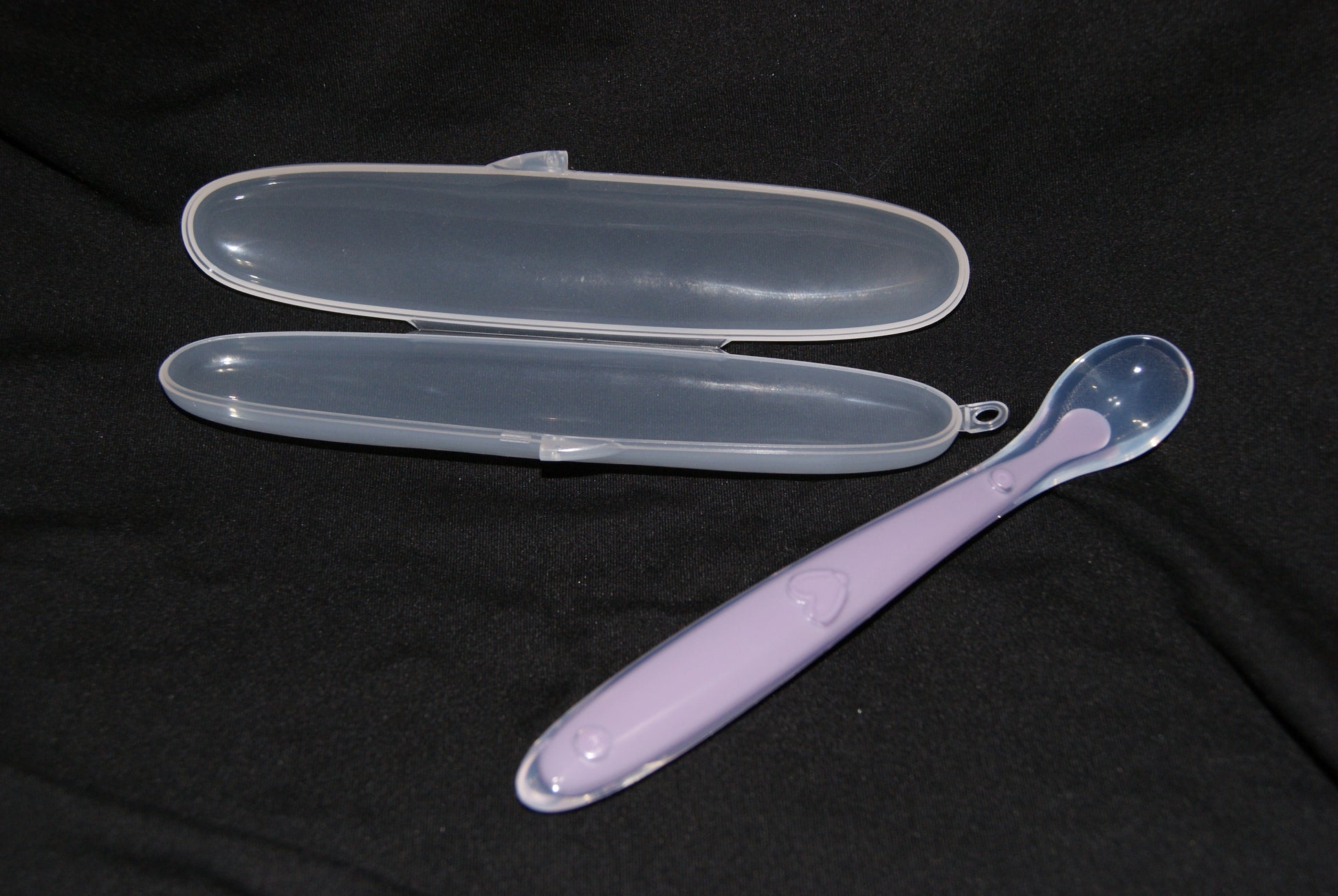 silicone baby feeding spoon