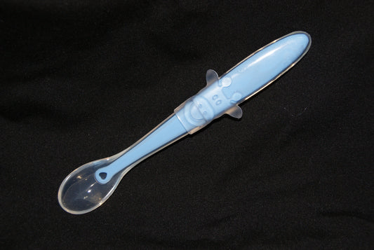 silicone baby feeding spoon