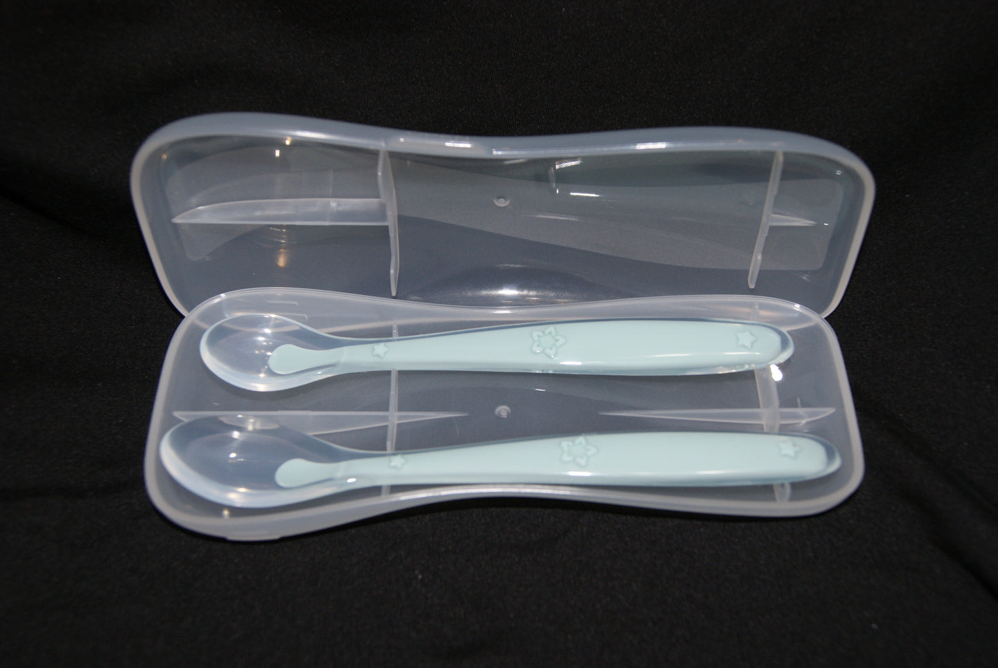 silicone baby feeding spoon