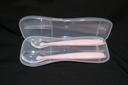 silicone baby feeding spoon