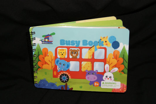 busy activity book for babies and toddlers