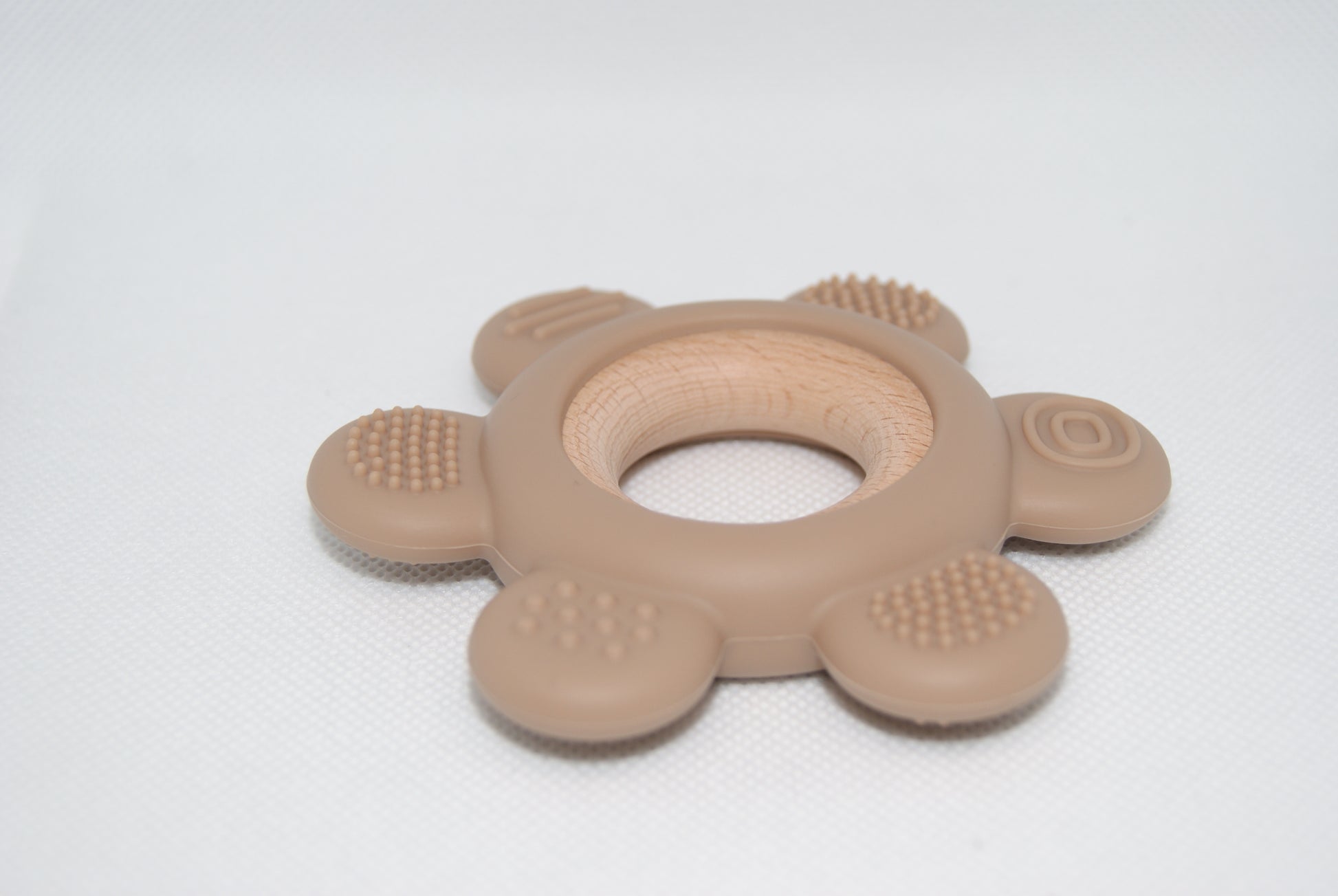 Silicone Teething Ring baby wooden 