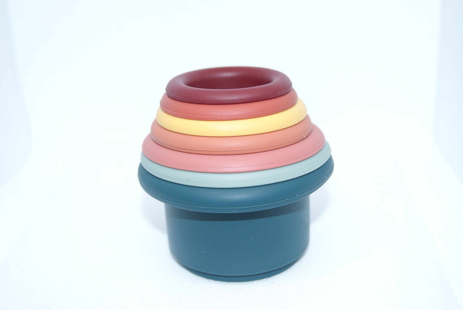 Silicone Stacking Cups child toy educational